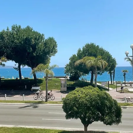 アパート Promenade Sea View 2 Bedrooms, Ac, Wifi ニース