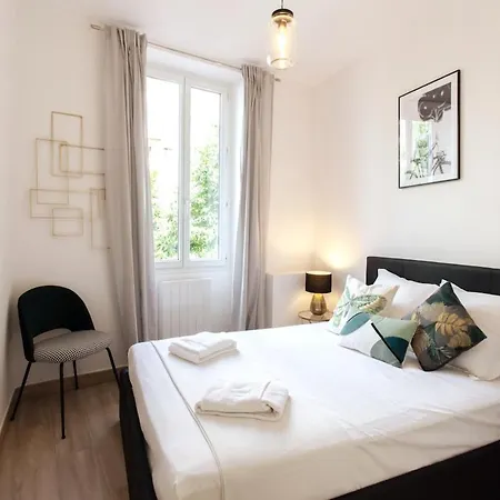 Promenade Sea View 2 Bedrooms, Ac, Wifi アパート ニース